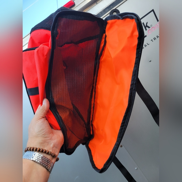 Fasrom Mesh Beach Backpack with Zipper Bottom, Sport Gym Backpack for Swimming, - Picture 3 of 15